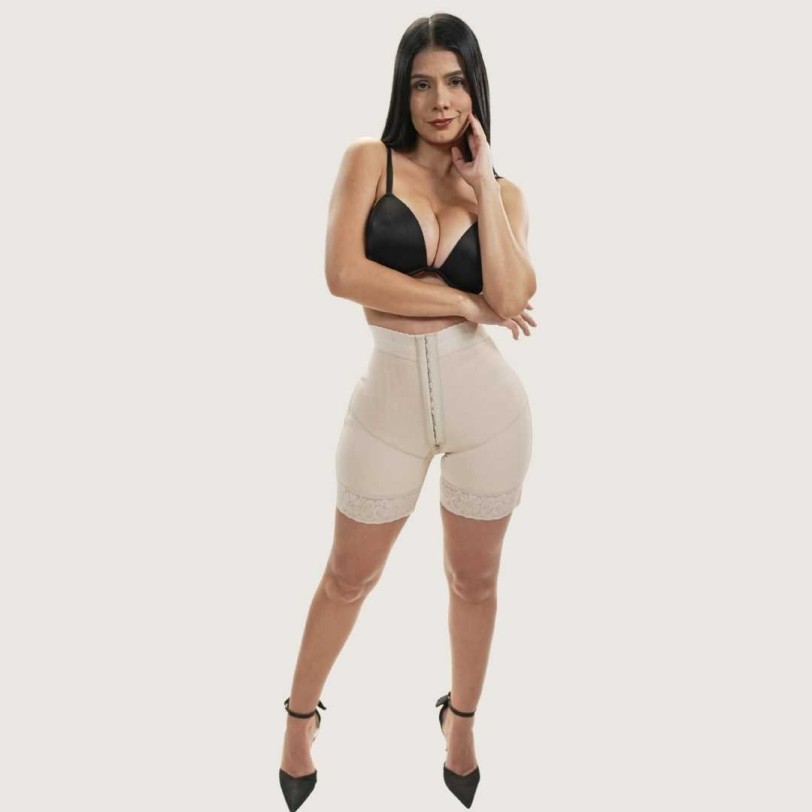 Short PECHE - Levanta Cola Invisible - Nalgas de Durazno 🍑 con Abdomen Reloj de Arena ⏳