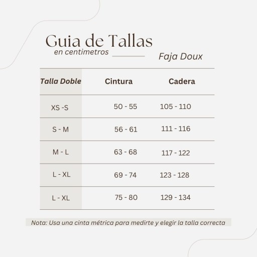 Guia de Tallas