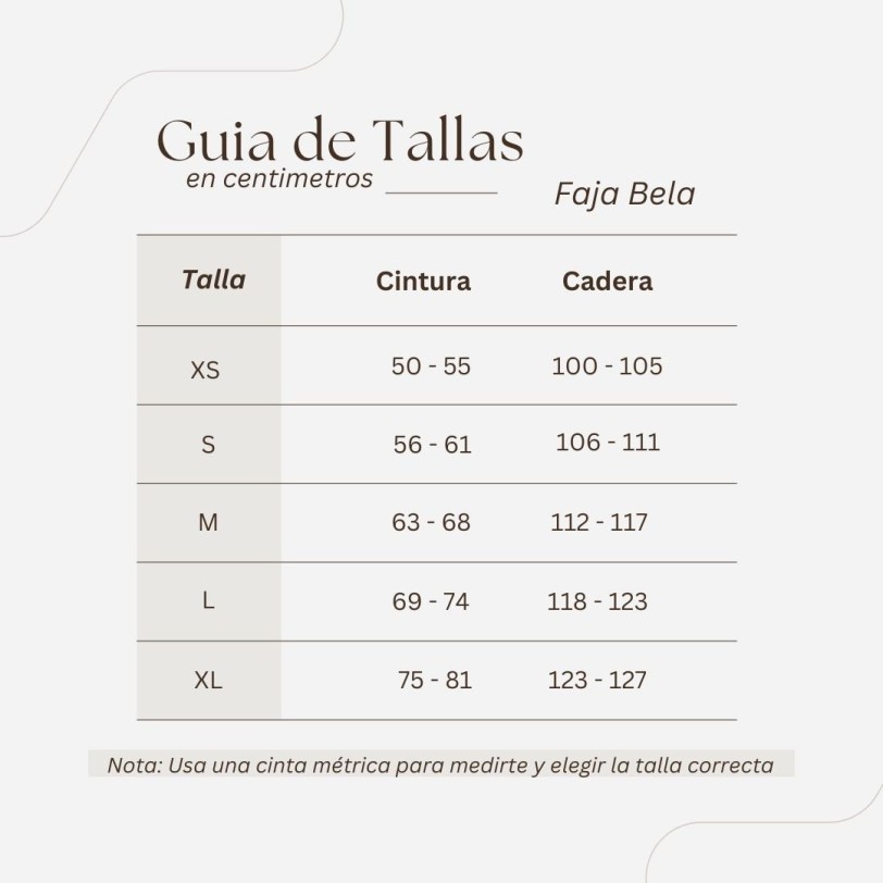 Guia de Tallas