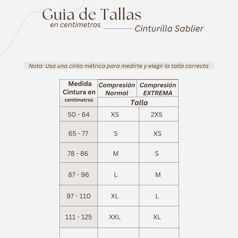 Cinturilla Reloj de Arena - Carolina Romo PREMIUM